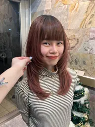 ✂️カットモデル✂️ロングレイヤーカット募集！顔周りにレイヤーを入れるスタイルです！
