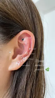 100種類以上のパーツをご用意💎耳つぼジュエリーつけ放題
