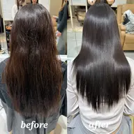 【🤍 人気No.2🤍】美髪ストレート+カット+Aujua1stepトリートメント💃