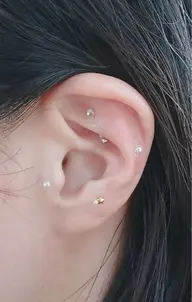 💎キラ耳💎耳ツボジュエリー10粒