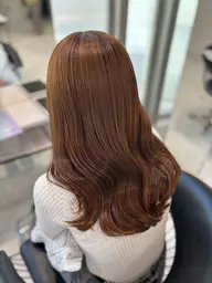 透明感🫧ブリーチなしダブルカラー+髪質改善トリートメント