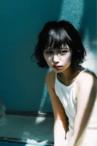 🐳【期間限定】黒染めカラー&集中ケアトリートメント🐳ブルーブラック/地毛風/就活髪/黒染め/暗髪