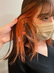 カット+カラー+インナーカラー（ブリーチ込）