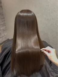 【酸性縮毛矯正】カット+縮毛矯正¥7000‼️ブリーチ履歴のある方はこちらをお選びください