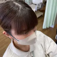 【縮毛矯正】前髪カット/前髪ストレート🦒🤎