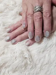 【オフ無しネイルケア込み✨】マグネット１０本ジェルネイル