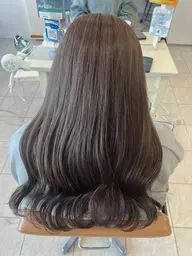 🫧透明感カラー🫧🩵カット➕ブリーチ無しWカラー➕保湿トリートメント🩵