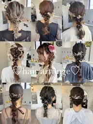 お出かけ前に♪ヘアアレンジ🎀¥4030【2回目以降¥5330)