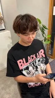 メンズカット +パーマ‼️