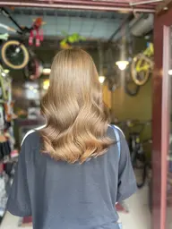 🔶【　迷ってる方はPATHで💓　】ダブルカラー➕デザインカット➕4stepトリートメント（ヘッドマッサージ付）