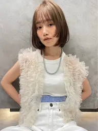 【前髪も合わせて🌼】カット+カラー+前髪縮毛矯正+うる艶トリートメント💎⸝⋆(カット/カラー/髪質改善/浦和)