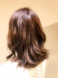 【🌟2番人気クーポン🌟】カット & ヘアカラー & 💍うる艶しっとり💍3stepハホニコトリートメント&プチスパ