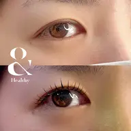 【下がりまつげさんは絶対やってほしい🔥】LEDアンドヘルシー(マツエクパーマ) 120本