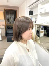 【ブリーチなしダブルカラー】カット＋ダブルカラー＋システムトリートメント