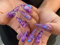 【SNSのデザイン持ち込み♡】長さ出し10本+ゴテゴテコース🌺