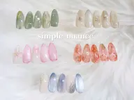 新規限定✨【オフあり】simpleニュアンスネイル10種¥8000~