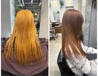 ✨ケアブリーチ・ダブルカラー✨※4​〜​5時間必要な場合がございます（土日祝限定）※四月以降新宿店でのご案内となります。