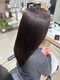 【🌟カラーしながらサラツヤ髪に】髪質改善ワンカラー