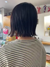 前髪カット+前髪縮毛矯正