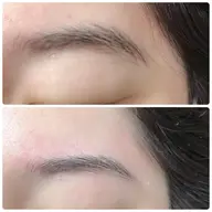 【眉毛ワックス脱毛】似合わせ眉毛アドバイス🍀シートタイプのWAX脱毛で肌に負担の少なく処理します。