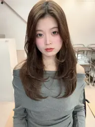 U30韓国風カット➕透明感color+水分パックtreatment/グレージュ/地毛風/チョコブラウン/暗髪ヘア