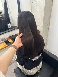 カット＋カラー＋うる艶縮毛矯正＋2step treatment 🫧