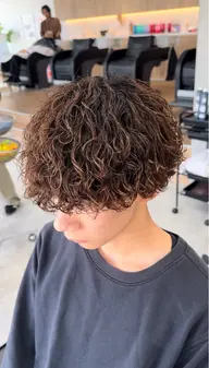 【ご新規様限定】🔥古着好きや雰囲気出したい方におすすめ🔥骨格矯正カット＋ハードスパイラルパーマ（プードルパーマ）