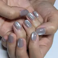 【ハンド】マグネット&フラッシュネイル☆オフ込み♪