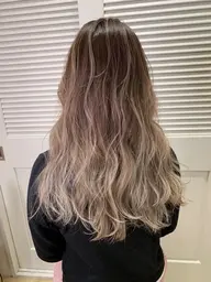 ✨海外風3Dハイライト(ブリーチ込み.入れ放題)＋全頭カラー✨