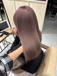 【髪質改善】リタッチブリーチカラー＋再生トリートメント