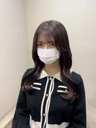 【乾燥パサつき気になる方はこれ!🌟】カット+艶カラー+選べる超音波トリートメント+炭酸コラーゲン💇🏻♀️🩵ྀི