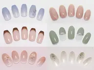 ☆2.3月限定☆1,000円OFF⭐︎多数のデザインから選べる♪定額シンプルBコース／7,040円→6,040円オフ込