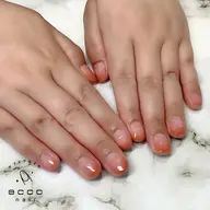 パーソナルカラー診断付きグラデーションネイル