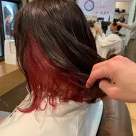 【インナーor裾カラー】カット+ブリーチオンカラー+4step Tr ケアプロ付