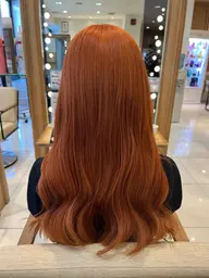 【ケアブリーチ💡】ブリーチありWカラー➕セラミド美容液トリートメント