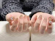 【✨オフあり(別途)✨】【(平日限定❗️予約のみ)フラッシュネイル】➕ドライケア➕オイル➕ハンドクリーム