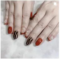 定額デザインハンドネイル+フットネイル🌷🩵