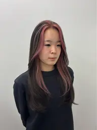 【インナーorイヤリング(ブリーチ込)+全体カラー+トリートメント🦩】