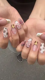 オフ有♪【Hand】持ち込み120分コース《アート、ストーン１０本デザインはコチラ》他店様オフ＋¥500