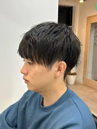 💆🏻‍♂️🫧メンズカット+白髪染め＋ヘッドスパ