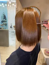 【美髪メニュー🪞】カット➕縮毛矯正➕3stepトリートメント🩵浸透スチームケア付き🩵
