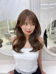 【minimo限定❣️1日3名様のみ❣️】レイヤーカット🇰🇷+極上トリートメント🧸#レイヤーカット#似合わせカット