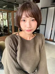 【💐minimo限定💐】透明感カラー＋必ず似合うカット＋4stepシステムトリートメント🌈