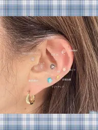 【2名様限定💖】耳ツボジュエリー💎✨片耳３粒づつ、計6粒