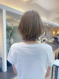 4月5日(日)19時～ ショートカット＋ケアカラー＋プレミアム超音波トリートメント【当日予約も大歓迎】