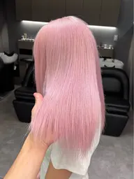 ‼️美容学生限定‼️30%オフ【🪼かわいいペールカラー🪼】🫧ケアブリーチ＋似合わせカラー🫧