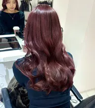 【ケア重視💋】髪質改善Aujuaトリートメント＋盛れる顔周りcut＋プレミアムケアカラー ロング料金なし