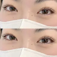 まつげパーマ上下