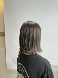 【当日予約🉑】髪質改善🐤垢抜けワンカラー💛（髪質改善/ワンカラー/オリーブカラー/赤み消しカラー/艶髪/ボブ）