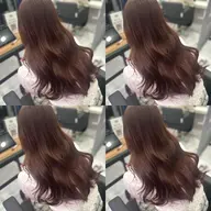 💙寒色カラー💙ワンカラー＋2stepトリートメント＋超音波アイロン【ラベンダー/オリーブ/ブルーブラック/グレー】